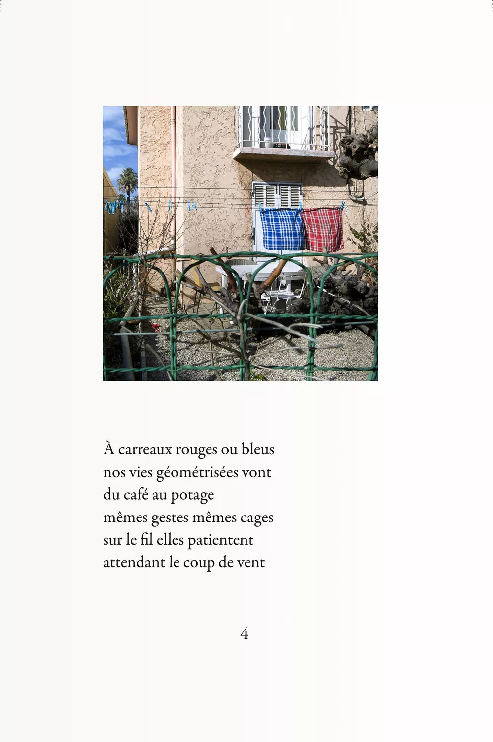 Livre de photos-poèmes avec A. Benedetto